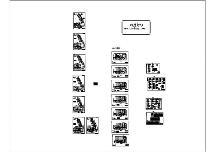  [广东]110000㎡五层高级大酒店强电系统图纸（CAD，20张图纸）_图1