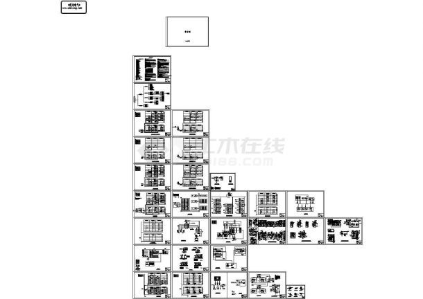 [江苏]58000㎡六层商务酒店智能化系统图纸（CAD，27张图纸）-图一