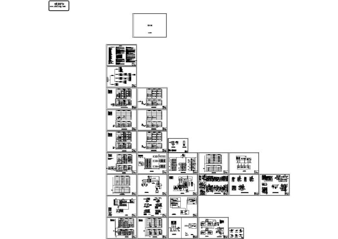 [江苏]58000㎡六层商务酒店智能化系统图纸（CAD，27张图纸）_图1