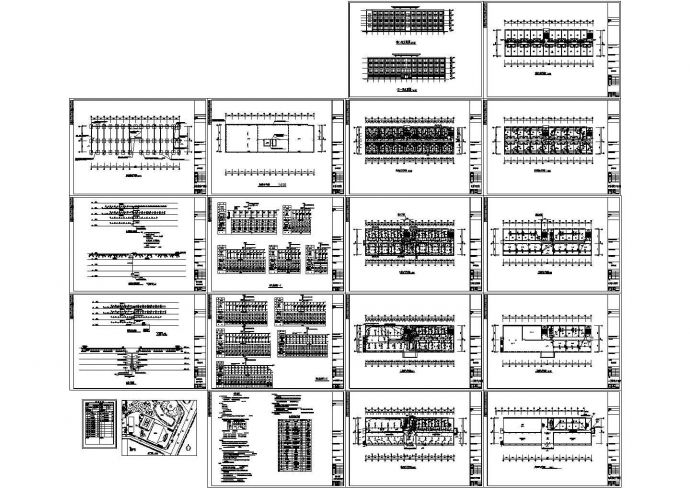 某四层社区综合楼强弱电施工cad图纸（含设计说明）_图1