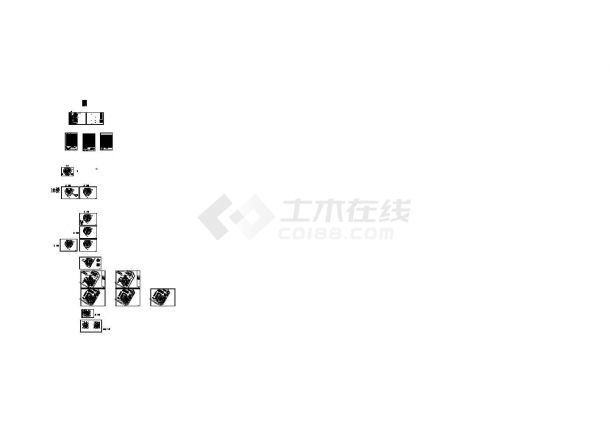 [重庆]超高层住宅楼给排水消防设计全套cad施工图（无负压供水）.共四张（标注详细）-图一