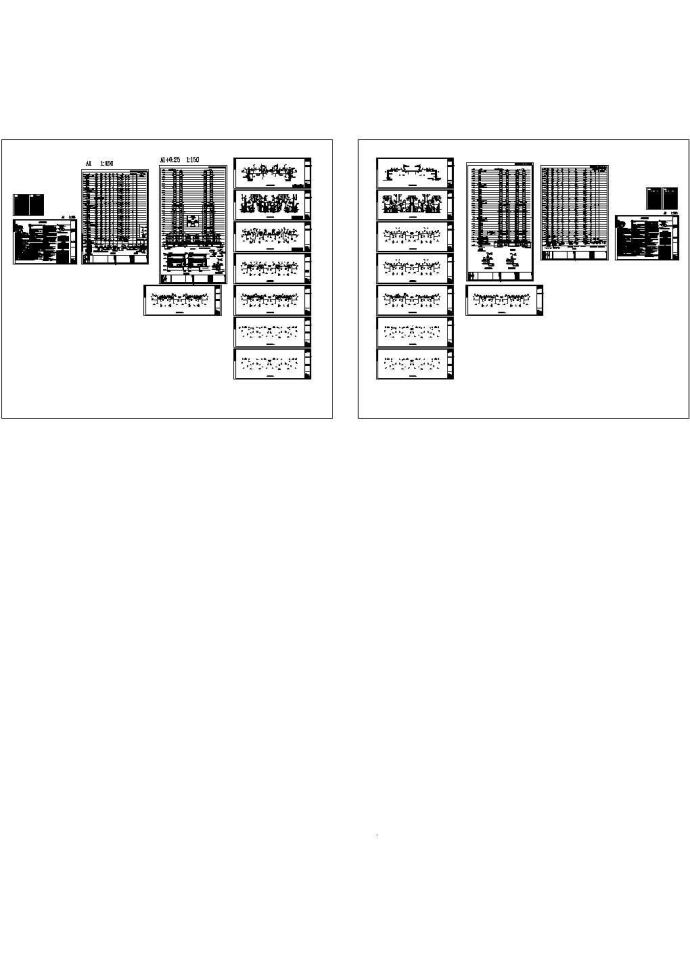[江苏]地标建筑商业综合体住宅楼给排水施工图纸（含2栋楼）.共四张_图1
