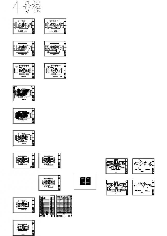 [江苏]32层大型综合住宅楼给排水设计cad图纸，含设计说明_图1