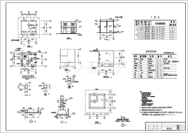 锅炉房建筑设计CAD布置图-图一