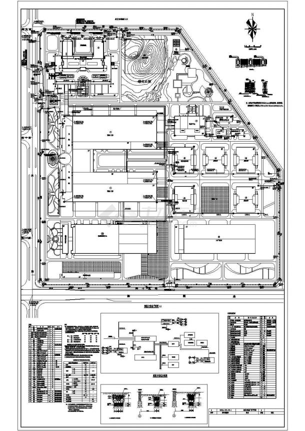 某工厂弱电（安防、监控及通信等）工程全套施工图-图一