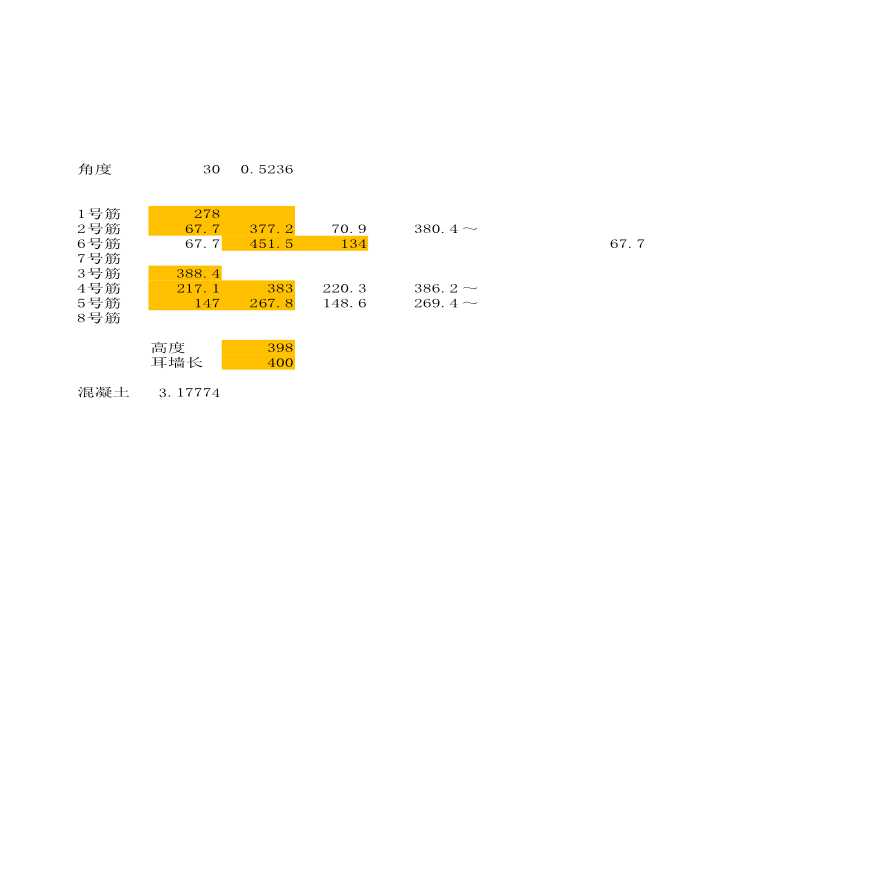 20~40m桥台耳墙钢筋构造图9张-图一