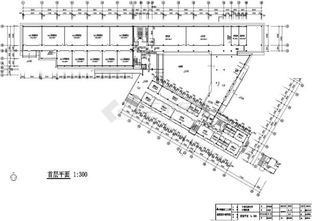 某大学北区教学新区规划与建筑方案CAD设计计算机楼-图二