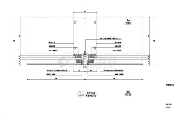  Curtain wall structure design drawing of a business park project in Tianjin, 46 sheets in total - Figure 2