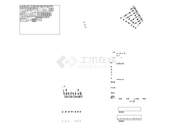 某多层砖混结构研究中心大楼设计cad全套建筑施工图纸（含总平面图）-图二