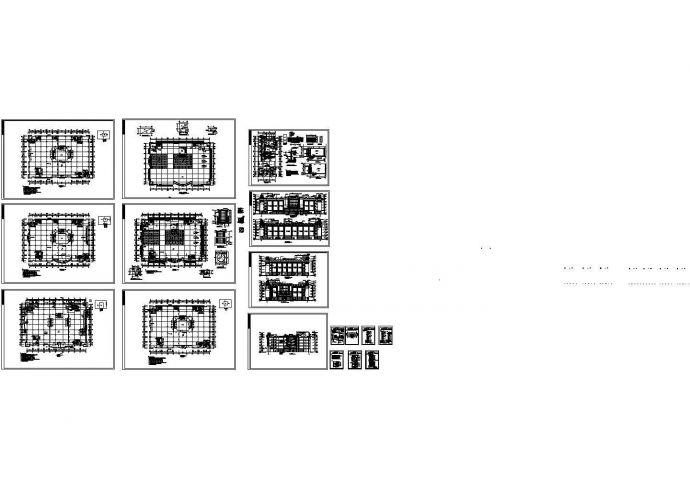 东莞市国源购物广场规划设计建筑施工cad图，共十七张_图1