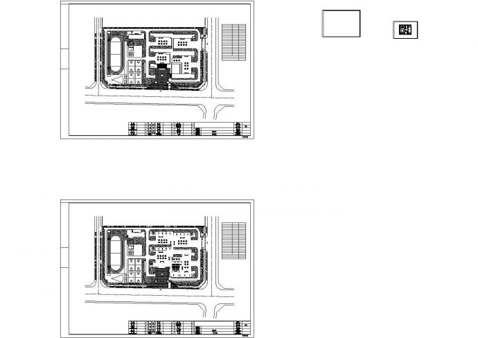 赣榆县小学规划建筑设计文本（含效果图 CAD）_图1