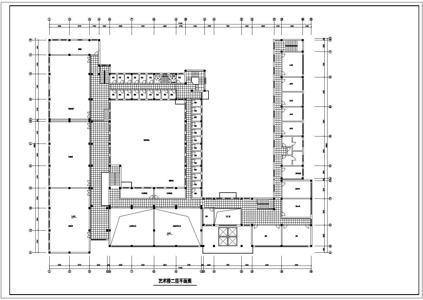 某艺术楼CAD完整构造节点方案图