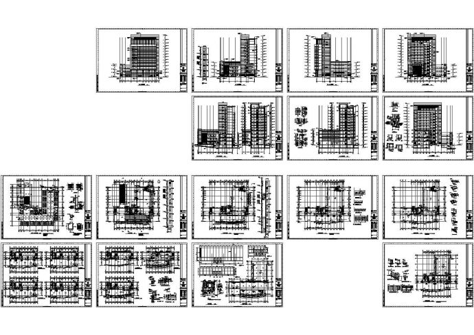 某区国土资源局办公楼（地上十二层，框架结构）设计cad全套建筑施工图（含设计说明）_图1