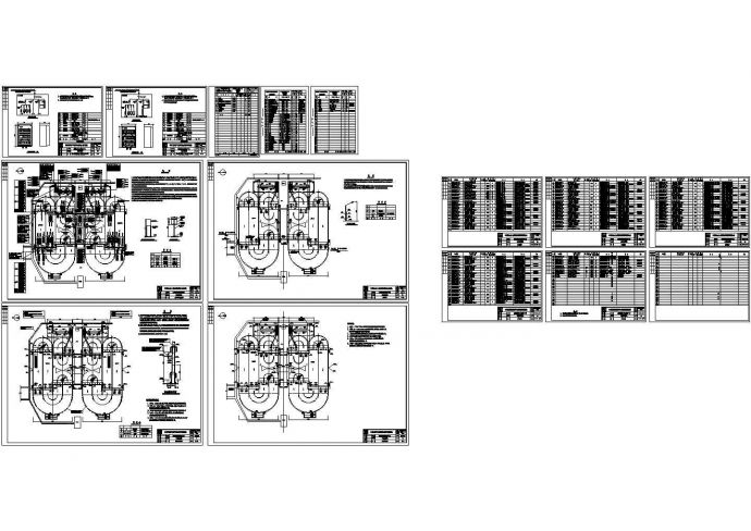 某工程氧化沟建筑设计CAD图_图1