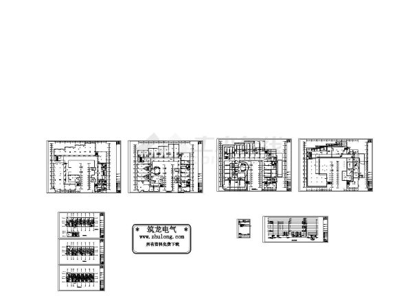 某十五层酒店弱电设计cad图纸-图二