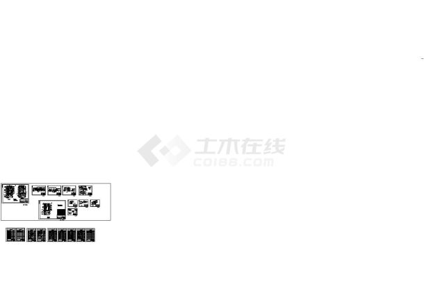 综合工房工业废水深度处理再利用工程设计cad图纸-图二