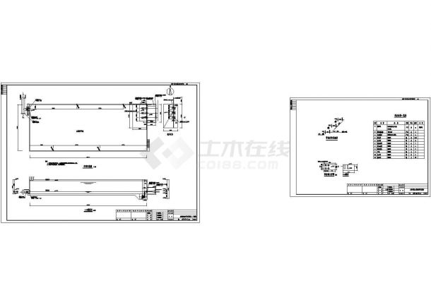 某水厂水解调节池设计全套CAD图-图一