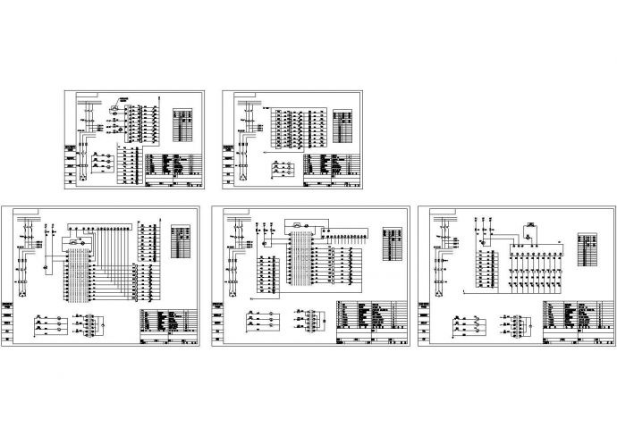 电容补偿柜电气详细CAD控制图_图1