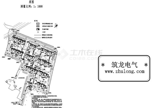 某小区10KV配电电力管网详细CAD布置图-图一