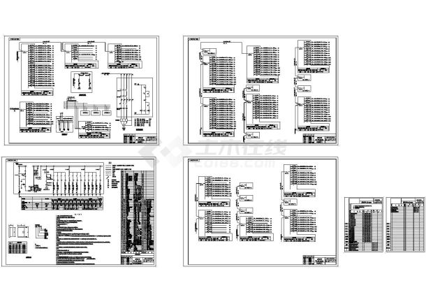 某8000㎡五层办公楼全套电气设计施工图纸-图一