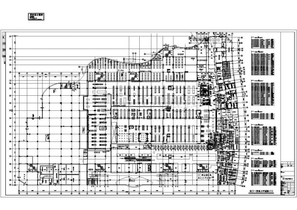 某地下一层大型超市电气施工cad图(含平面图)-图二