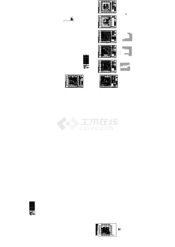 [上海]超高层商业综合体建筑暖通全套设计施工cad图-图一