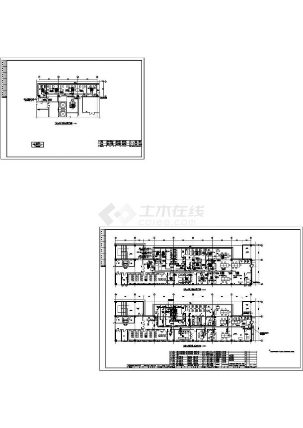 [北京]大型连锁超市空调通风及防排烟系统施工设计cad图-图二