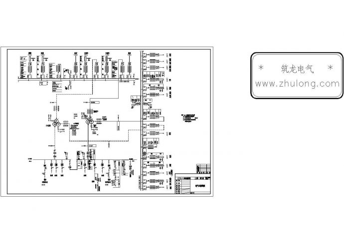 山西某220KV变电站一次详细cad设计主接线图_图1