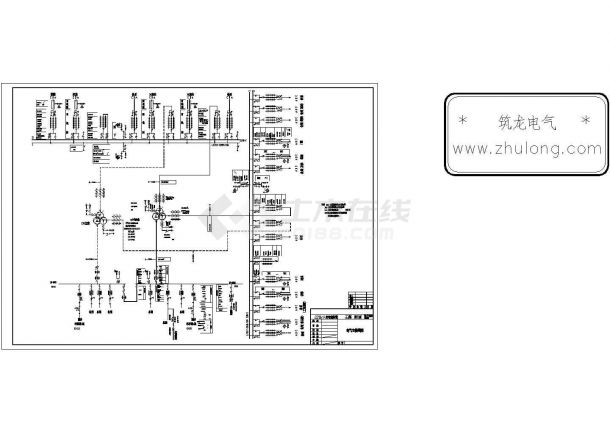 山西某220KV变电站一次详细cad设计主接线图-图二