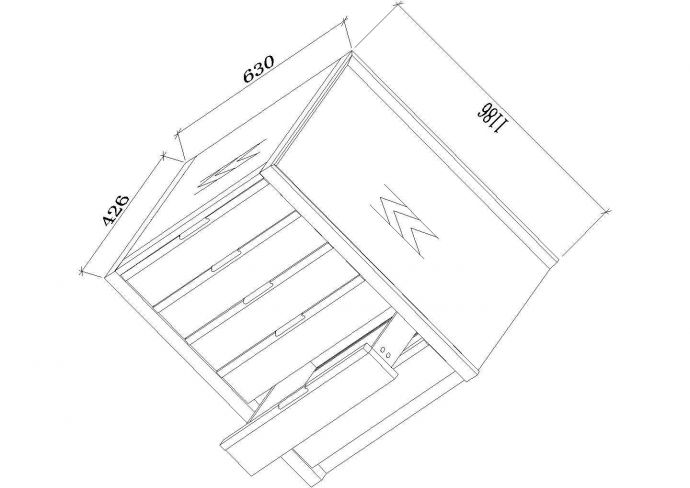 斗桶柜（4斗-5斗-6斗）家具cad全套生产图纸（6套）_图1