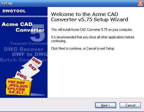 Acme CAD Converter V5.75
