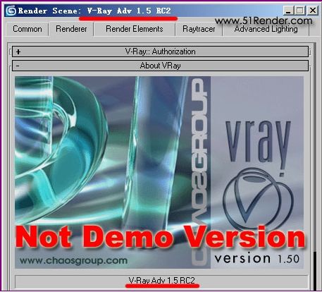 VRAY 1.5 RC2 for 3DSMAX 8.0 非演示DEMO版