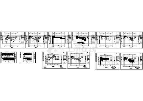 某集装箱式餐厅设计全套cad施工图（共11个集装箱）-图一