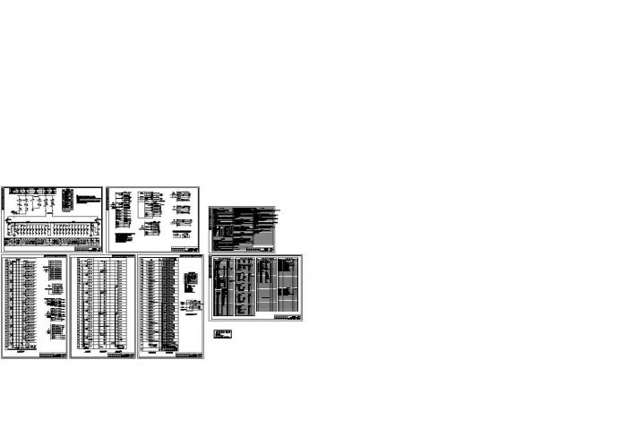 二十八层新区住宅楼电气施工cad图(含平面图，共七张)_图1