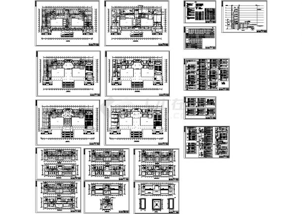 某地高层办公楼全套电气设计施工图（CAD，18张图纸）-图一