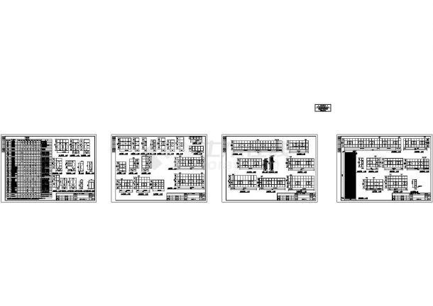 某食品药品检测大楼-现代风格六层办公楼（3636㎡）给排水设计cad全套施工图（含设计说明，含结构设计，含电气设计）-图二