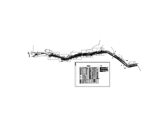 滨水公园绿化CAD建筑施工平面图_图1