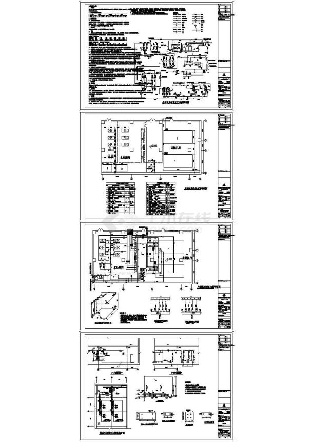宁夏二十一层广场暖通CAD设计施工图-图二