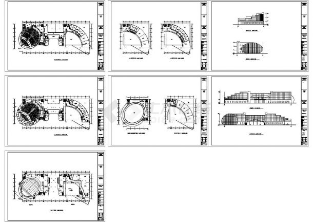 新闻会议中心全套建筑设计施工图-图一