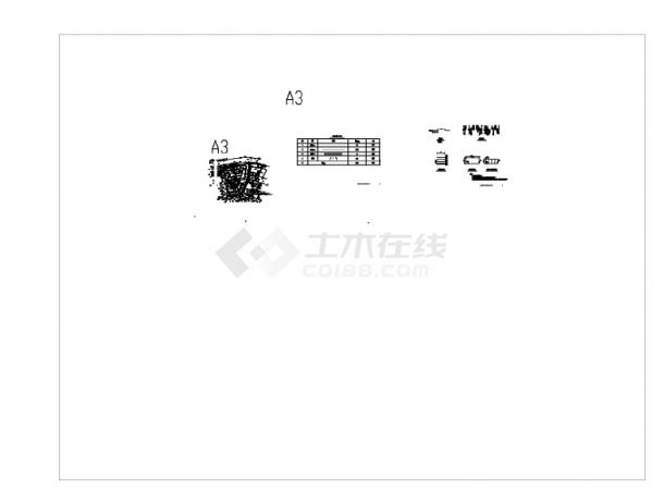 万全廉租房停车场车位布置平面图-图一