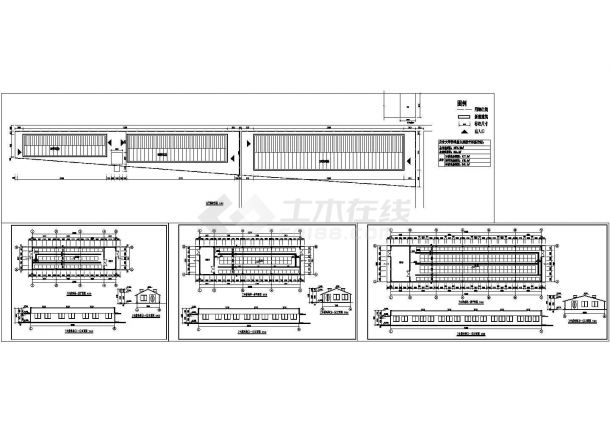 农场养鸡场初步建筑施工CAD设计图+su模型-图一