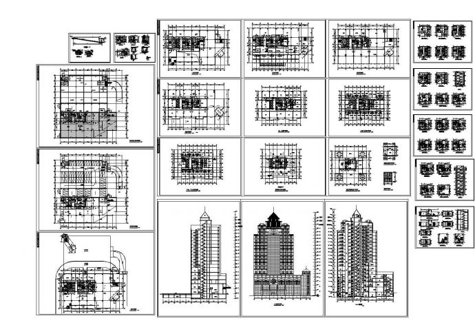 某地十八层酒店建筑施工图（全套）_图1