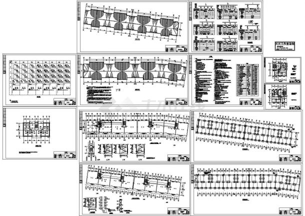 五层底商住宅楼电气系统设计施工cad图纸，共十二张-图一