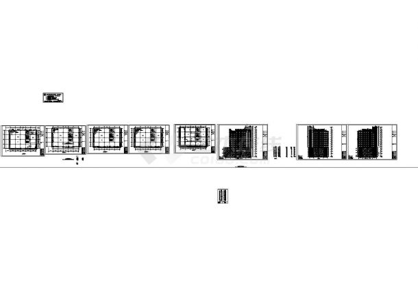 安徽某中心石材幕墙工程图纸，共30张-图二