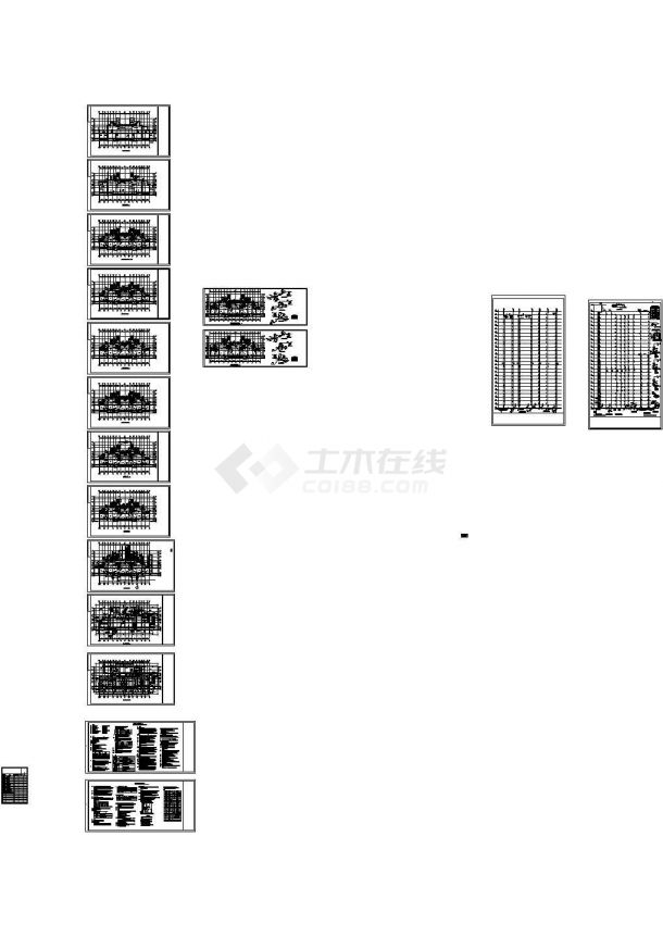 [安徽]98米住宅群给排水消防施工图（无负压供水 系统全，甲级设计院设计）-图一