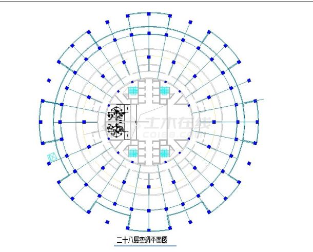 [河南]高层商业建筑全套空调通风系统设计施工图（水源空调）-图二