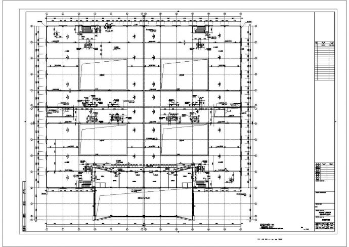 3层物流园交易中心商业建筑设计施工图_图1