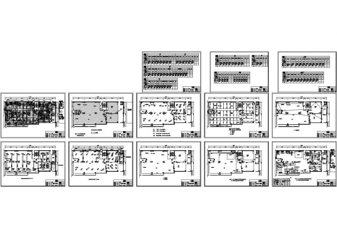 某电子车间净化空调系统设计cad全套施工平面图（甲级院设计，13张）_图1