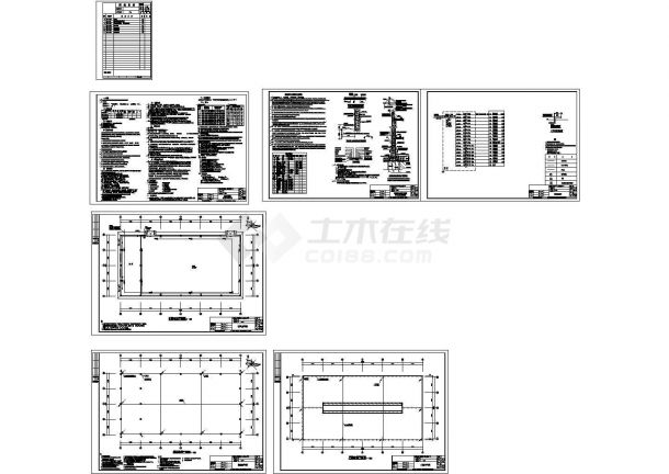 湖南某厂房电气照明施工图（cad，6张图纸）-图一