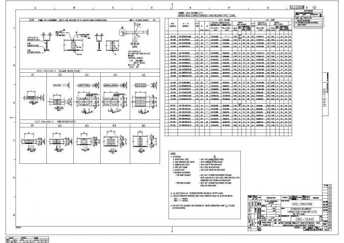 某日本设计平台结构设计cad标准图_图1